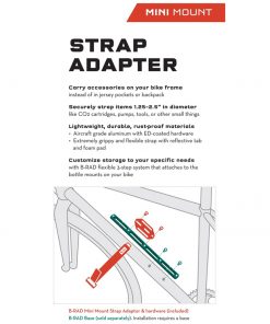 Wolf Tooth B-RAD Mini Strap Accessory Mount for Cages 11 Wolf Tooth B-RAD Mini Strap Accessory Mount for Cages -Bottles & Cages Sales 86569 4