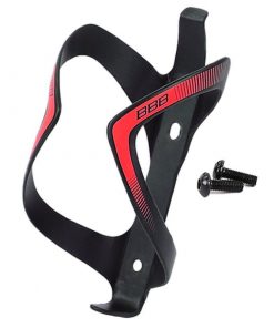 BBB FiberCage Matt UD Carbon Fibre Bottle Cage - Matt Black/Red for Cages -Bottles & Cages Sales BBC 37 MBR NS 2