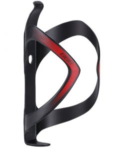 BBB FiberCage Matt UD Carbon Fibre Bottle Cage - Matt Black/Red for Cages