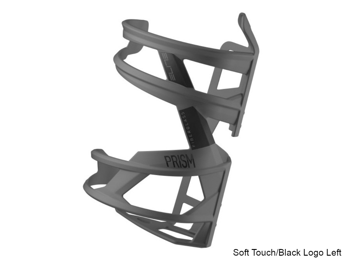 Elite Prism Bottle Cage Black Gloss/White Logo Right for Cages 8 Elite Prism Bottle Cage Black Gloss/White Logo Right for Cages - Image 6